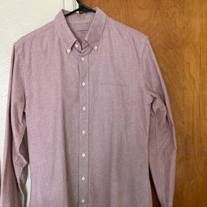 Everlane Burgundy Oxford Shirt